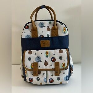 Disney Baby Winnie The Pooh Multi Piece Diaper Bag Set